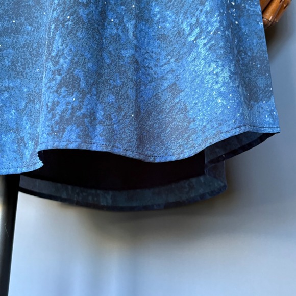 Babaton Slip Dress | Size Small | Midnight Blue Spaghetti Strap - Picture 6 of 9